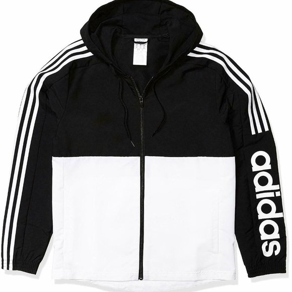 Adidas Men's Essentials Colorblocked Windbreaker - Picture 8 of 8